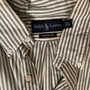 Ralph Lauren men’s button down stripped shirt